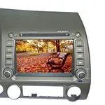DVD-Плеер Автомобиля Для Хонда-Гражданские С GPS / Bluetooth / IPod ZZ