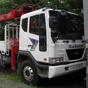 Daewoo Ultra Novus 8.5 тонн с КМУ 7 тонн