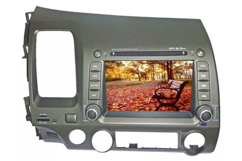DVD-Плеер Автомобиля Для Хонда-Гражданские С GPS / Bluetooth / IPod ZZ
