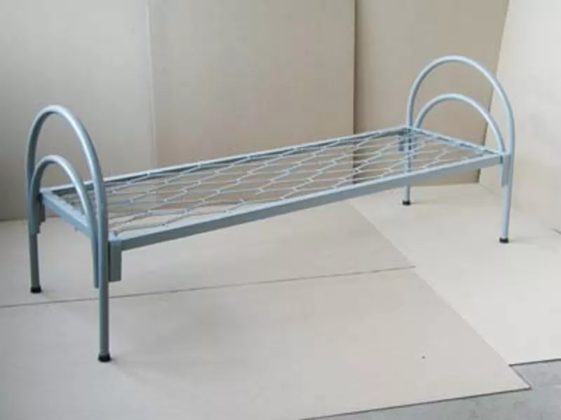 Кровать с металлическим каркасом,  кровати металлические дешево 2