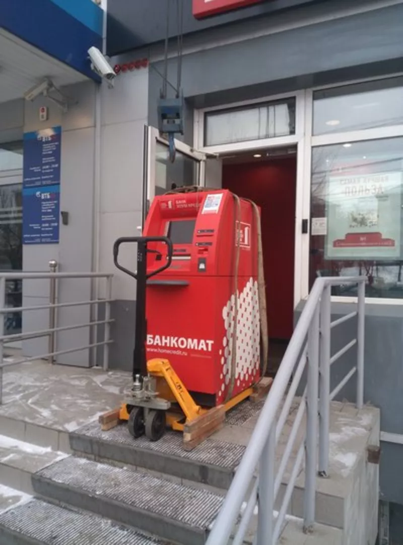 Перевозка банкоматов и сейфов,  платежных терминалов в Красноярске 3